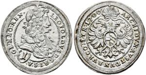 Leopold I. 1657-1705 - Kreuzer 1700 Wien Mm. ... 
