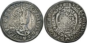 Leopold I. 1657-1705 - XV Kreuzer 1679 IAN ... 