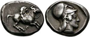 Leukas - Stater (8,18 g), ca. 460-450 v. ... 