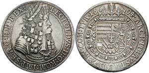 Leopold I. 1657-1705 - Taler 1694 Hall Mm. ... 