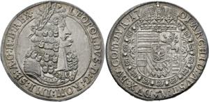 Leopold I. 1657-1705 - Taler 1701 Hall Mm. ... 