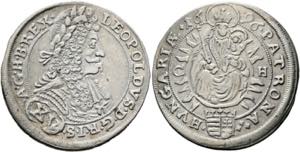 Leopold I. 1657-1705 - XV Kreuzer 1696 C-H ... 