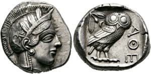 Athen - Tetradrachme (17,17 g), ca. 454-404 ... 