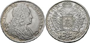 Karl VI. 1711-1740 - Taler 1731 KB Kremnitz ... 