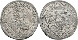 Karl VI. 1711-1740 - 1/4 Taler 1732 NB ... 