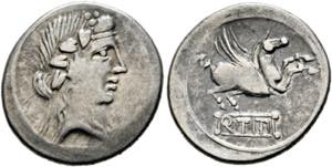 Imitationen griechischer Münzen - Denarius ... 