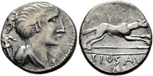 Imitationen griechischer Münzen - Denarius ... 
