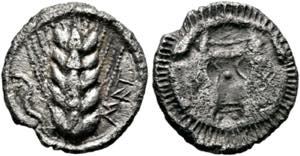 Metapontum - Triobol (1,30 g), ca. 470-440 ... 