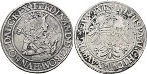 Ferdinand I. 1521-1564 - Taler o. J. Linz ... 