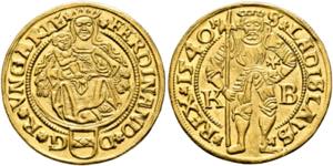 Ferdinand I. 1521-1564 - Dukat (3,54g) 1540 ... 