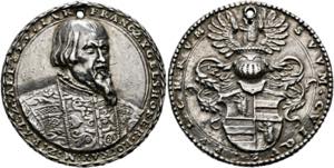 Ferdinand I. 1521-1564 - AR-Gussmedaille ... 