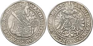 Maximilian II. 1564-1576 - Guldentaler zu 60 ... 