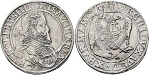 Rudolf II. 1576-1612 - Taler 1593 Wien Mm. ... 