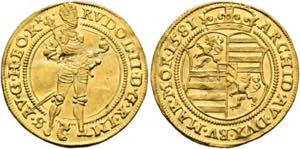 Rudolf II. 1576-1612 - Dukat 1581 Prag Mm. ... 