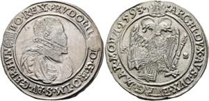 Rudolf II. 1576-1612 - Taler 1593 KB ... 