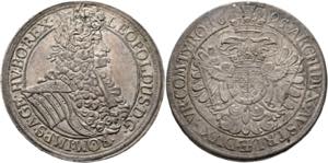 Leopold I. 1657-1705 - Taler 1695 Wien Mm. ... 