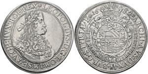 Leopold I. 1657-1705 - Taler 1682 IAN Graz ... 