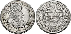 Leopold I. 1657-1705 - XV Kreuzer 1675 IA-N ... 