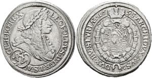 Leopold I. 1657-1705 - XV Kreuzer 1695 I-A ... 