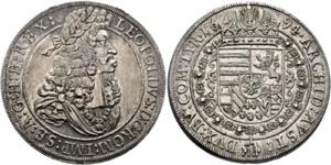 Leopold I. 1657-1705 - Taler 1694 Hall Mm. ... 