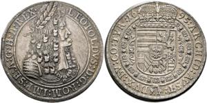 Leopold I. 1657-1705 - Taler 1695 Hall Mm. ... 