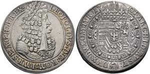 Leopold I. 1657-1705 - Taler 1701 Hall Mm. ... 