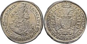Leopold I. 1657-1705 - Taler 1691 KB ... 
