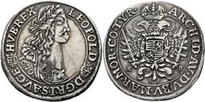 Leopold I. 1657-1705 - 1/2 Taler 1670 KB ... 
