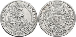 Leopold I. 1657-1705 - 1/2 Taler 1700 KB ... 