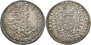 Leopold I. 1657-1705 - 1/2 Taler 1704 KB ... 