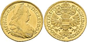 Maria Theresia 1740-1780 - Dukat (3,48g) ... 