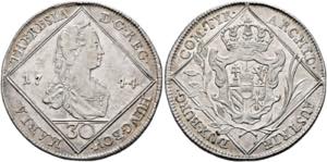 Maria Theresia 1740-1780 - 30 Kreuzer 1744 ... 