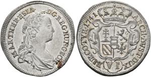 Maria Theresia 1740-1780 - VI Kreuzer 1741 ... 