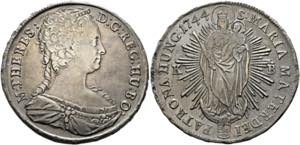 Maria Theresia 1740-1780 - Taler 1744 KB ... 