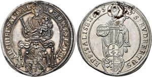 Johann Ernst Thun-Hohenstein 1687-1709 - 1/4 ... 