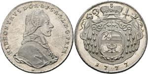 Hieronymus Graf Colloredo 1772-1803 - Taler ... 