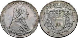 Hieronymus Graf Colloredo 1772-1803 - Taler ... 