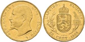 Ferdinand I. 1887-1918 - 20 Lewa 1912  Fr. ... 