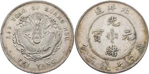 Chihli - Dollar Jahr 25 (1899) Tientsin ... 
