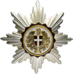 Wien - Silbernes Ehrenzeichen. Bruststern, ... 