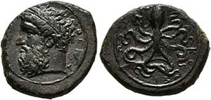SICILIA - Syrakus - Bronze (3,34 g), ca. ... 