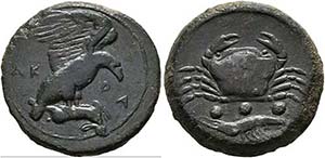SICILIA - Akragas - Bronze (11,20 g), ca. ... 