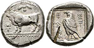 Onasioikos (ca. 450-440 v. Chr.) - Stater ... 
