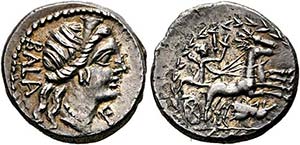C. Allius Bala - Denarius (3,89 g), Roma, 92 ... 