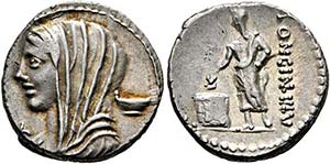 L. Cassius Longinus - Denarius (3,99 g), ... 