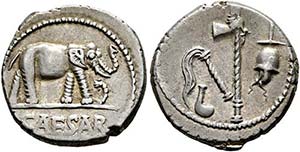 C. Iulius Caesar - Denarius (3,86 g), ... 