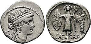C. Iulius Caesar - Denarius (3,78 g), ... 