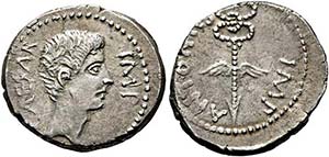 C. Caesar Octavianus - Denarius (4,04 g), ... 