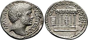 C. Caesar Octavianus - Denarius (3,84 g), ... 