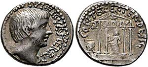 C. Caesar Octavianus - Denarius (3,90 g), ... 